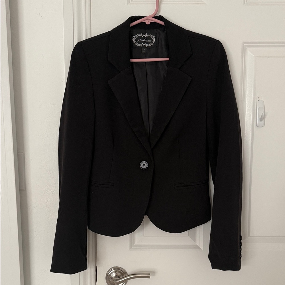Black Women's Blazer, Size M